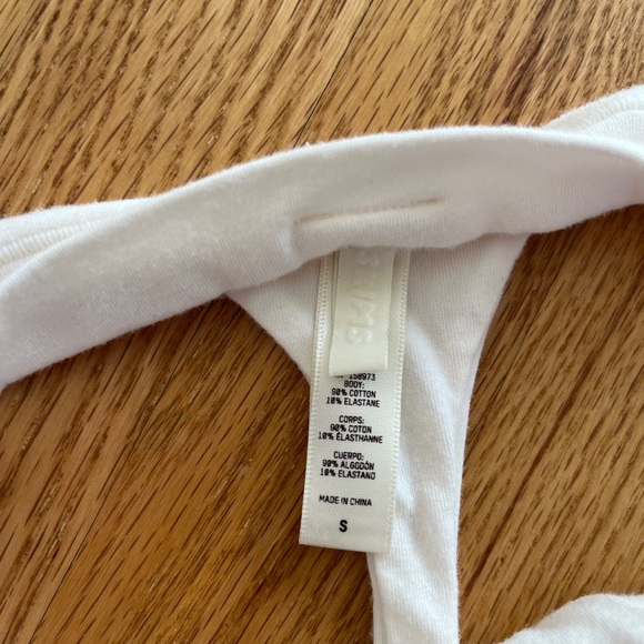 Skims cotton twist thong bone (white/cream color) - Picture 2 of 3